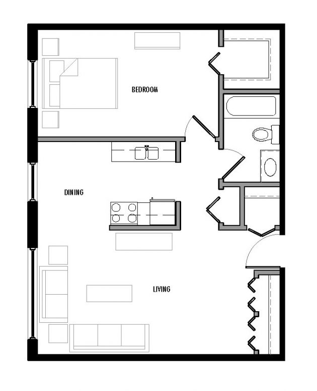 Type “C1″ Floor Plan